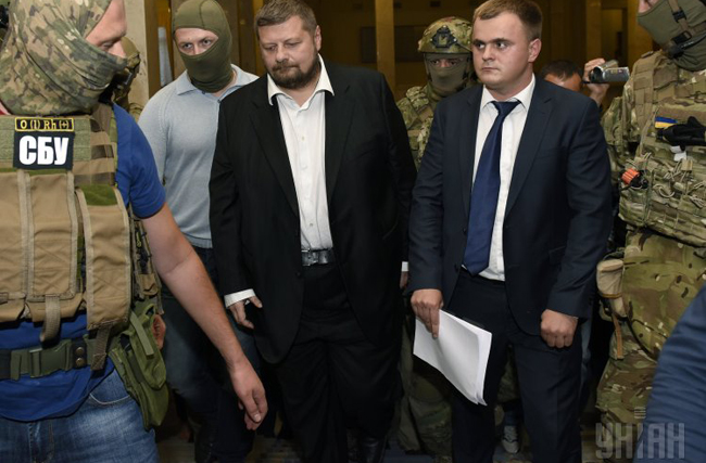 Арест народного депутата Мосийчука в здании Верховной Рады Украины