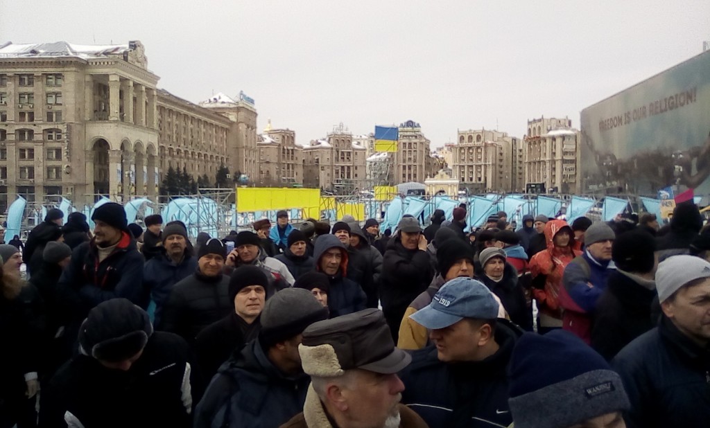 Митинг в Киеве против коррумпированного президента Петра Порошенко