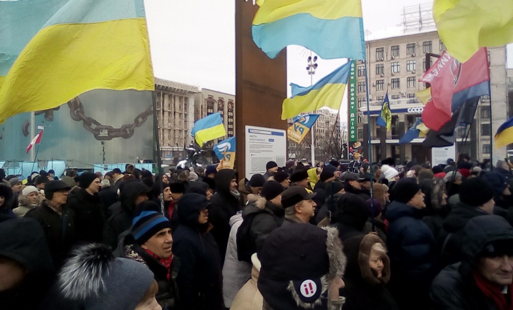 Митинг на Майдане против коррупции президента Петра Порошенко