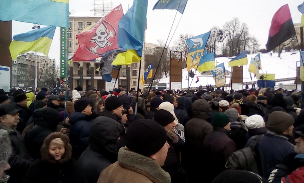 Митинг на Майдане против коррупции президента Петра Порошенко